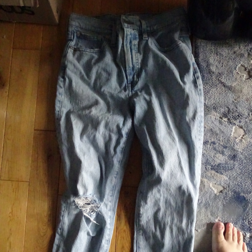 MADEWELL THE PERFECT VINTAGE CROP JEAN SIZE 28